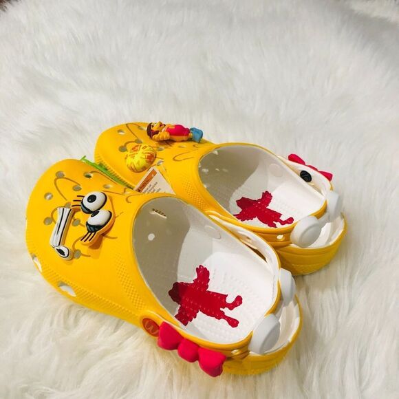 CROCS x McDonald's Birdie Classic Clog Men's Sandals Yellow Size 7 NEW - Picture 8 of 10